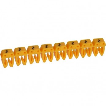 Маркер LEGRAND CAB 3 условное обозначение для кабеля 1,5-2,5 мм² переменный ток