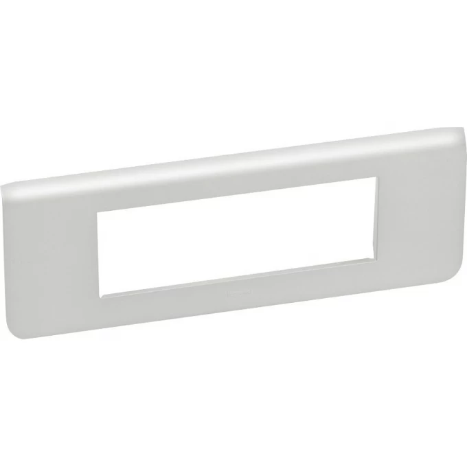 Рамка LEGRAND пластиковая Mosaic 6 модулей Алюминий 079316 Рамка LEGRAND пластиковая Mosaic 6 модулей Алюминий 079316