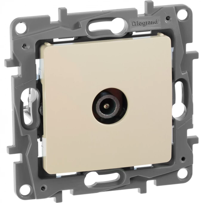 Розетка LEGRAND TV оконечная 5 дБ 5-862 мГц Etika слоновая кость 672365 Розетка LEGRAND TV оконечная 5 дБ 5-862 мГц Etika слоновая кость 672365