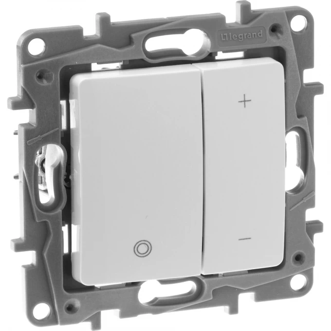 Светорегулятор LEGRAND нажимной Etika 400 Вт белый 672218 Светорегулятор LEGRAND нажимной Etika 400 Вт белый 672218