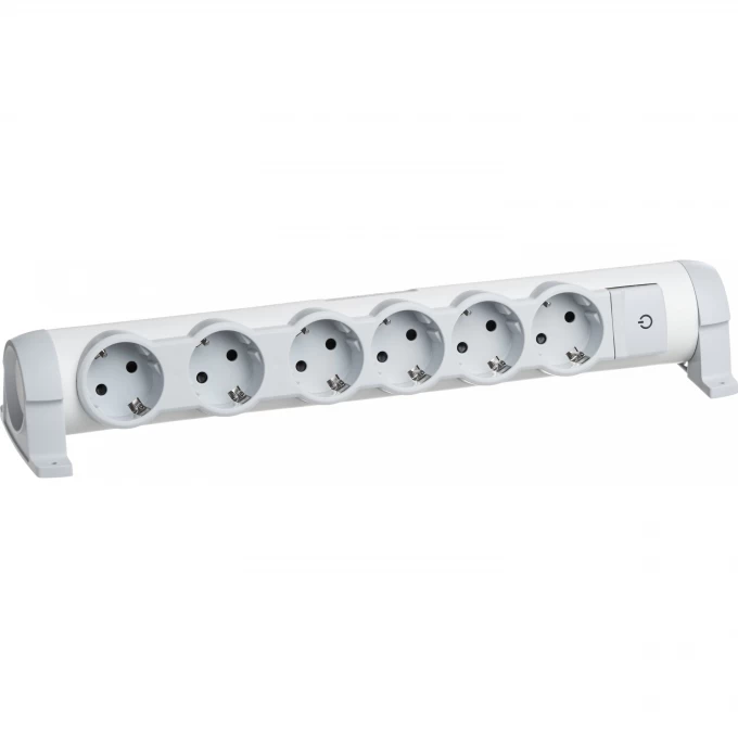 Многорозеточный блок LEGRAND 'Комфорт' 6 x 2К+З поставляется без кабеля белый 694639 Многорозеточный блок LEGRAND 'Комфорт' 6 x 2К+З поставляется без кабеля белый 694639