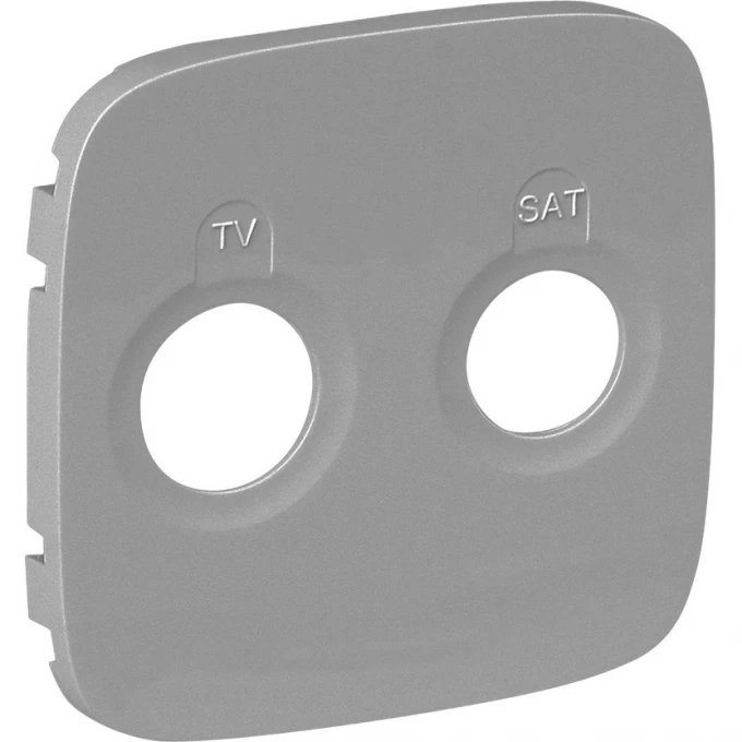 Лицевая панель LEGRAND Valena ALLURE для розеток TV-SAT алюминий 754827