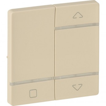 Лицевая панель LEGRAND Valena LIFE MyHome Play Zigbee для радиоуправляющего устройства управления жалюзи/рольставень слоновая кость