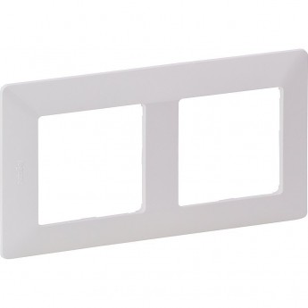 Рамка LEGRAND Valena LIFE "Белая", 2-постовая универсальная, белая