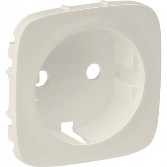 Лицевая панель LEGRAND Valena ALLURE для розетки 2К+З слоновая кость
