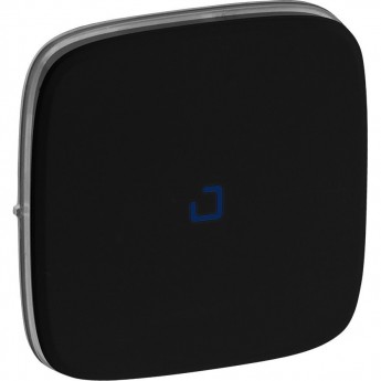 Лицевая панель LEGRAND Valena ALLURE для выключателя одноклавишного с подсветкой/индикацией антрацит