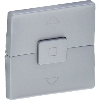 Лицевая панель LEGRAND Valena LIFE для выключателя жалюзи и рольставней алюминий