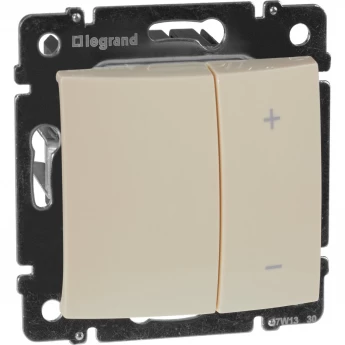 Кнопочный светорегулятор LEGRAND Valena 40-600 Вт/40-600 ВА слоновая кость