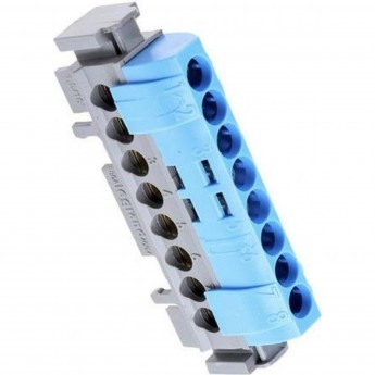 Клеммная колодка LEGRAND IP 2X нейтраль синяя 8 x 1,5-16мм² длина 75мм