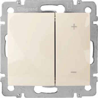 Кнопочный светорегулятор LEGRAND Valena 40-400 Вт/40-400 ВА слоновая кость