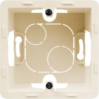 Коробка накладного монтажа LEGRAND INSPIRIA 1 постслоновая кость
