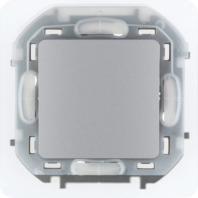Переключатель LEGRAND INSPIRIA IP44 10 AX 250 В~ алюминий 673672