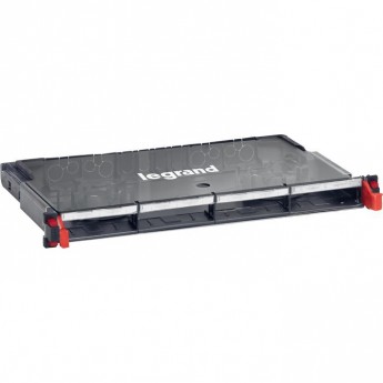 Полка оптическая LEGRAND неукомплектованная выдвижная модульная для установки оптических вставок 19'' 1U