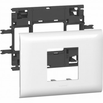 Суппорт/рамка LEGRAND Mosaic на 2 модуля для крышки DLP 85 мм Суппорт/рамка LEGRAND Mosaic на 2 модуля для крышки DLP 85 мм
