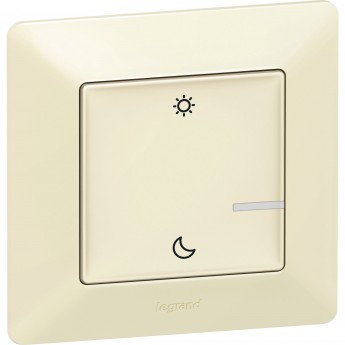 Умный беспроводной сценарный выключатель LEGRAND Valena Life with NETATMO "День/Ночь", слоновая кость Умный беспроводной сценарный выключатель LEGRAND Valena Life with NETATMO "День/Ночь", слоновая кость