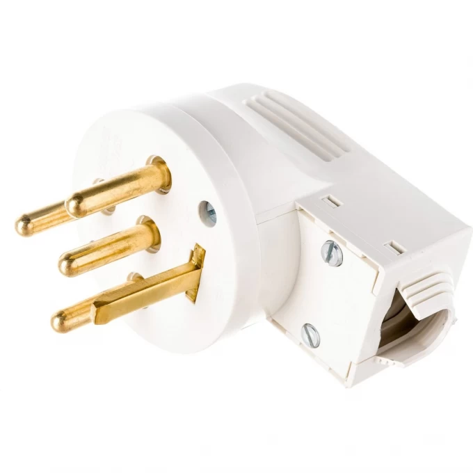Вилка силовая LEGRAND 3К+Н+З 32А, белый 55807