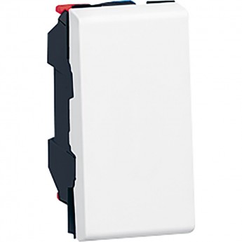 Выключатель LEGRAND Mosaic кнопочный перекидной 6A 1 модуль, белый Выключатель LEGRAND Mosaic кнопочный перекидной 6A 1 модуль, белый